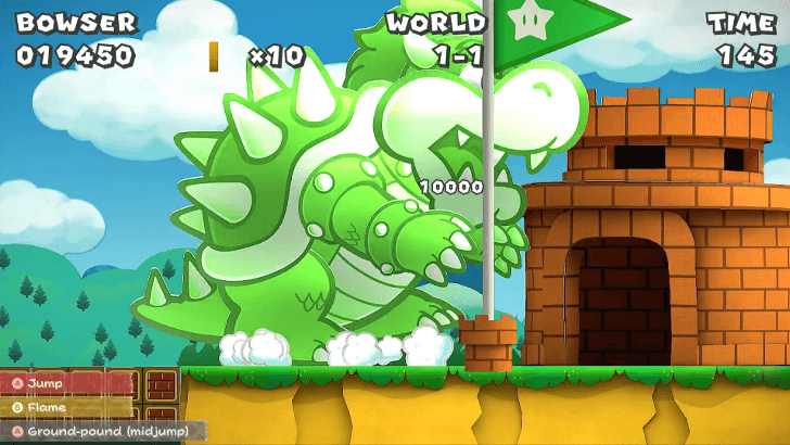 Paper Mario Thousand Year Door - Bowser Intermission 2-4