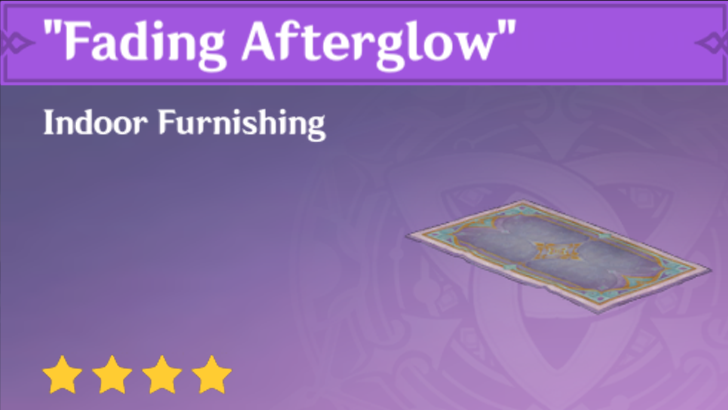 Genshin Impact - How to Get "Fading Afterglow" Furnishing