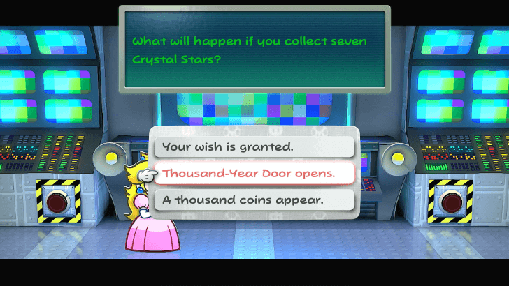 Paper Mario Thousand Year Door - Peach Intermission 4-3