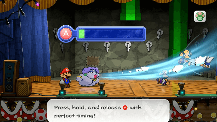 Paper Mario Thousand Year Door - Pit of 100 Trials Gale Force