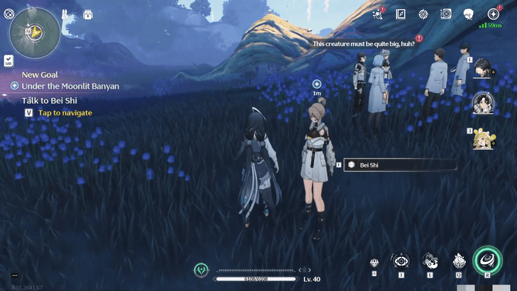 Wuthering Waves - Under the Moonlit Banyan - Talk to Bei Shi