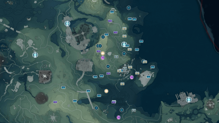 Wuthering Waves - Wuming Bay Supply Chest Locations