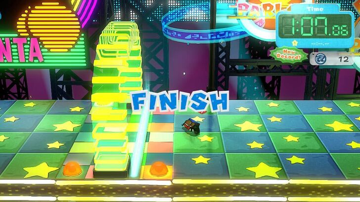Paper Mario Thousand Year Door - Tube Game Finish Line