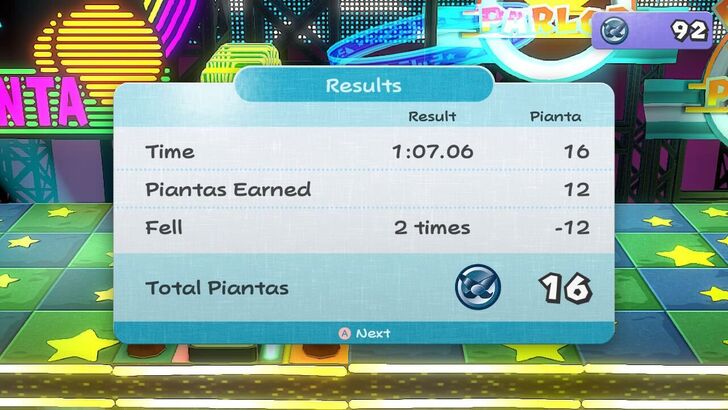 Paper Mario Thousand Year Door - Tube Game Point Deduction