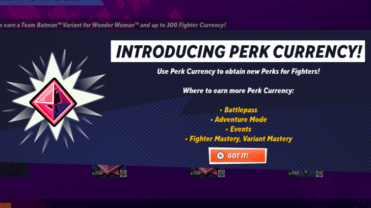MultiVersus - Perk Currency