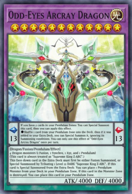 Odd-Eyes Arcray Dragon