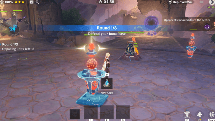 Genshin - Defense Scenario 1 Equal Units