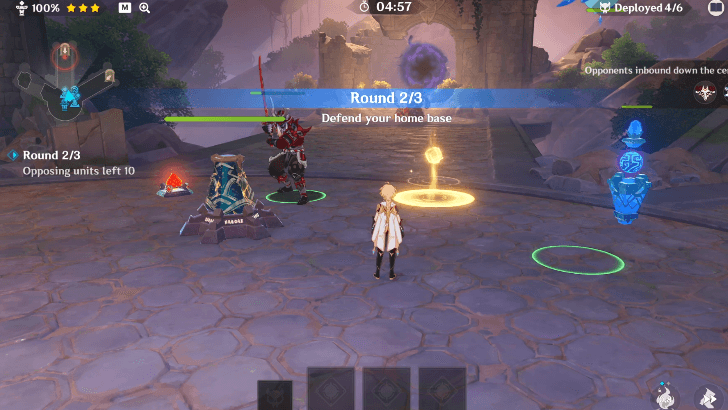 Genshin - Defense Scenario 2 Turrets and Mines