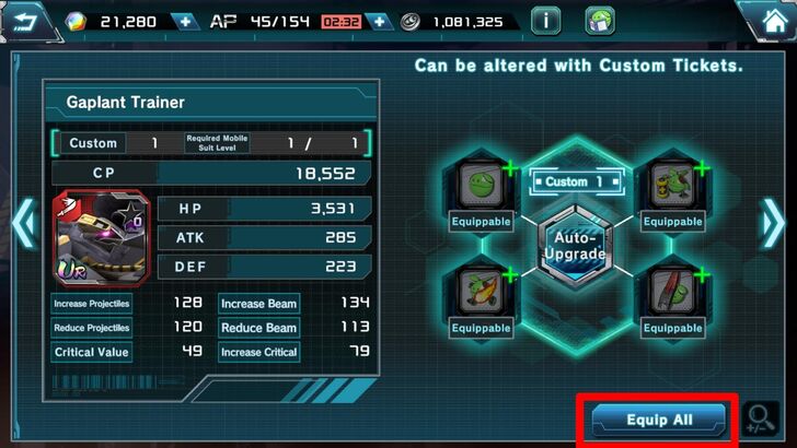 How to Switch Worlds Step 5- Gundam UCE