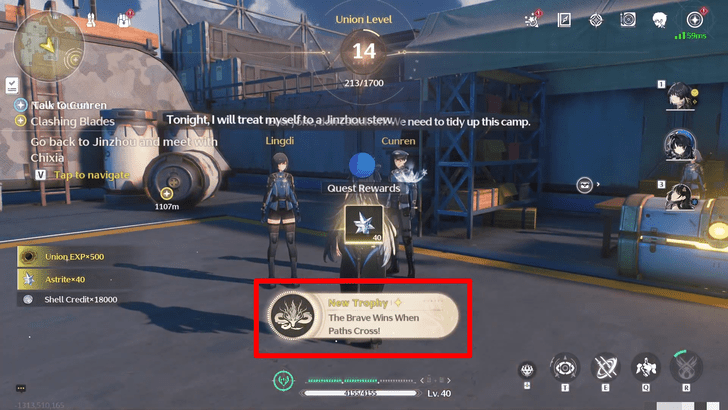 Wuthering Waves - Camp Raid - Unlock The Brave Wins When Paths Cross Trophy