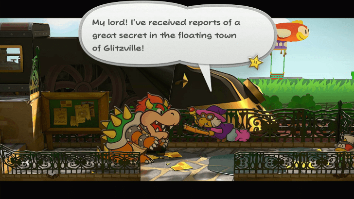 Paper Mario Thousand Year Door - Bowser Intermission 4-1