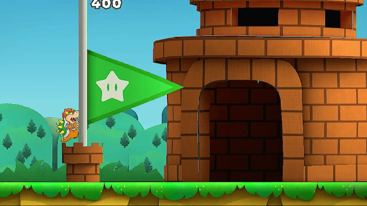 Paper Mario Thousand Year Door - Bowser Intermission 4-4