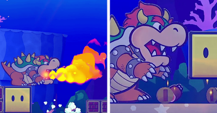 Paper Mario Thousand Year Door - Bowser Intermission 4-3