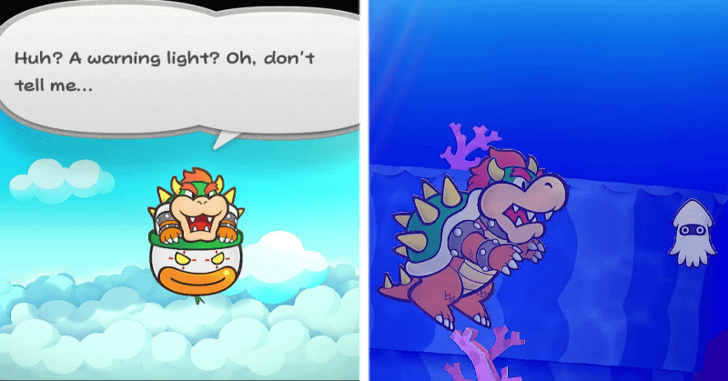 Paper Mario Thousand Year Door - Bowser Intermission 4-2