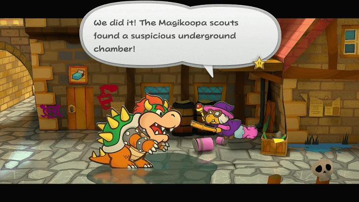 Paper Mario Thousand Year Door - Bowser Intermission 6-2