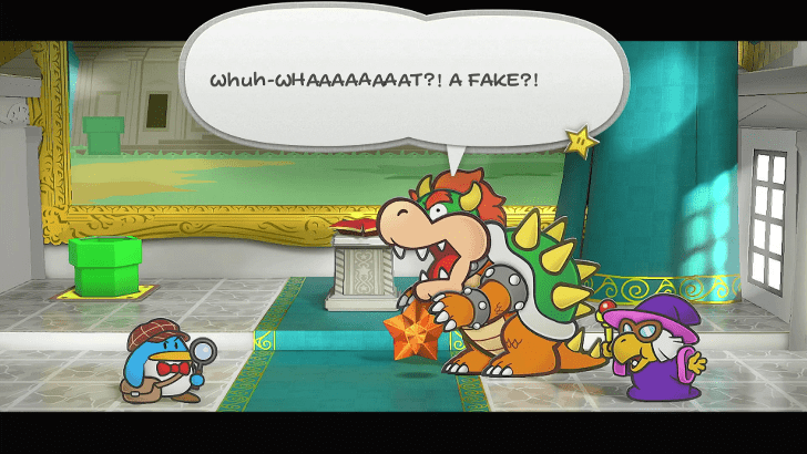 Paper Mario Thousand Year Door - Bowser Intermission 7-4