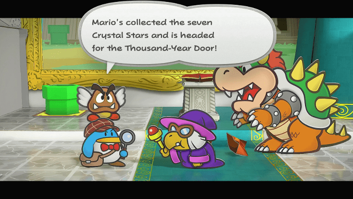 Paper Mario Thousand Year Door - Bowser Intermission 7-5