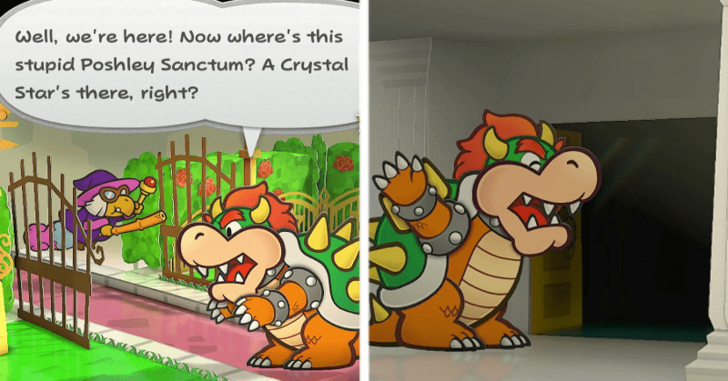 Paper Mario Thousand Year Door - Bowser Intermission 7-1