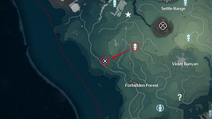 Wuthering Waves - Forgery Challenge Misty Forest Location