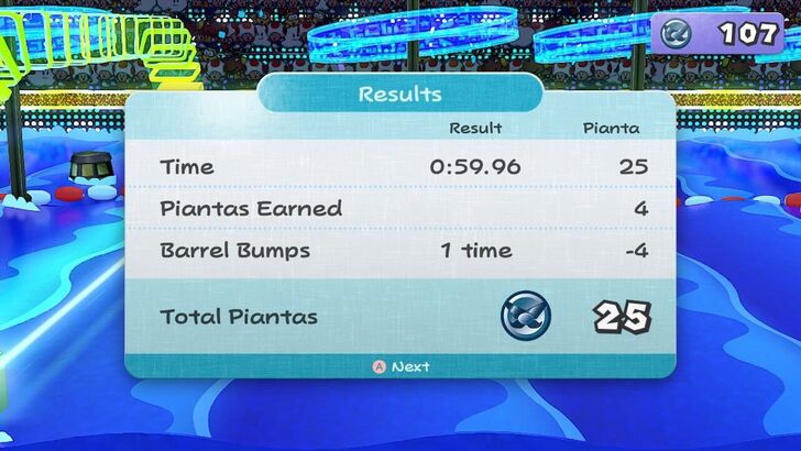 Paper Mario Thousand Year Door - Boat Game Score