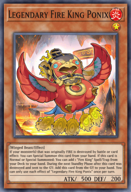 Legendary Fire King Ponix