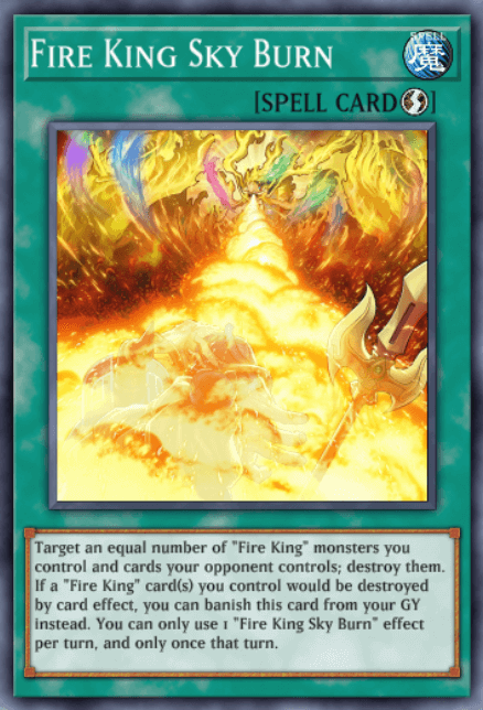 Fire King Sky Burn