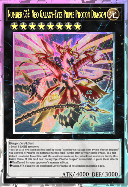 Master Duel - Royal Finish - Number C62 - Neo Galaxy-Eyes Prime Photon Dragon