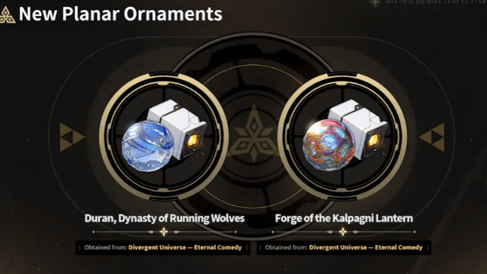 Honkai Star Rail - New Planar Ornaments