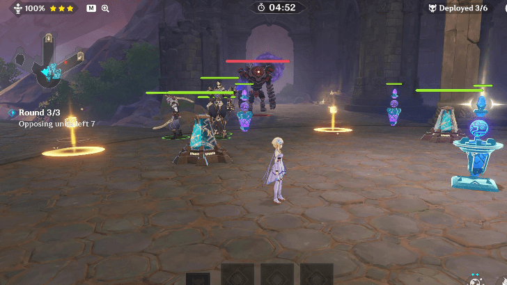 Genshin Impact - Defense Scenario Stage 5 - Use Shackling Mine on both sides