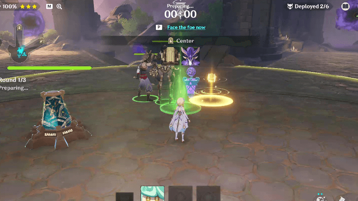 Genshin Impact - Defense Scenario Stage 5 - Place between paths