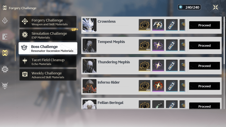 Wuthering Waves - Boss Challenge