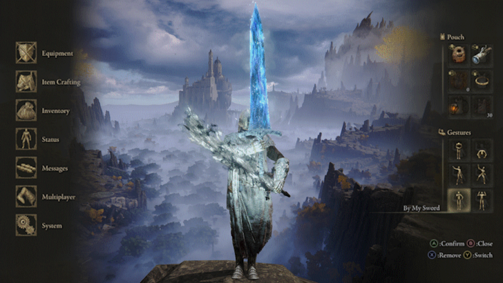 Elden Ring - Equip Gestures on the Gesture Slots