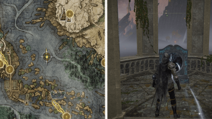 North of Academy Gate Town Portal Location