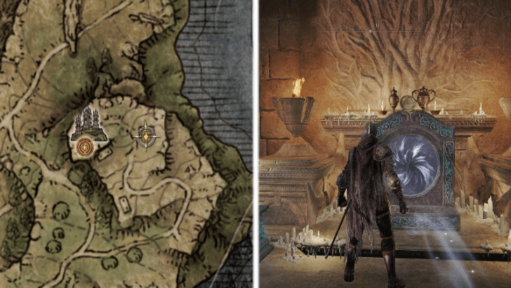 Four Belfries to Chapel of Anticipation Portal Location