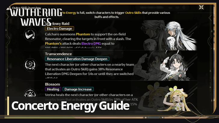 Wuthering Waves - Concerto Energy Guide: How to Use Outro and Intro Skills