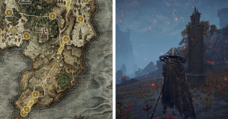 Elden Ring - Weeping Peninsula Map Fragment Location