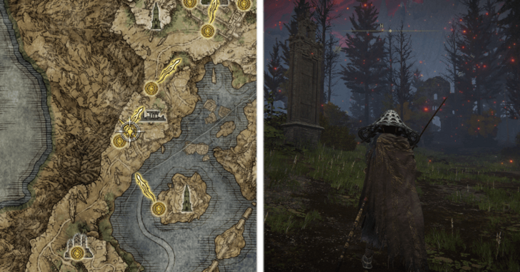 Elden Ring - Liurnia, West Map Fragment Location
