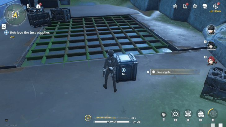 Wuthering Waves - Investigate the Theft of Camp Supplies - Retrieve the Supplies