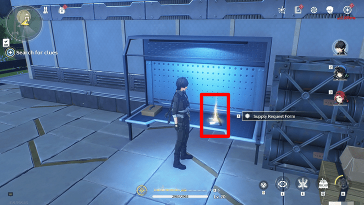 Wuthering Waves - Investigate the Theft of Camp Supplies - First Clue