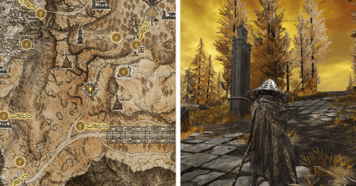 Elden Ring - Altus Plateau Map Fragment Location