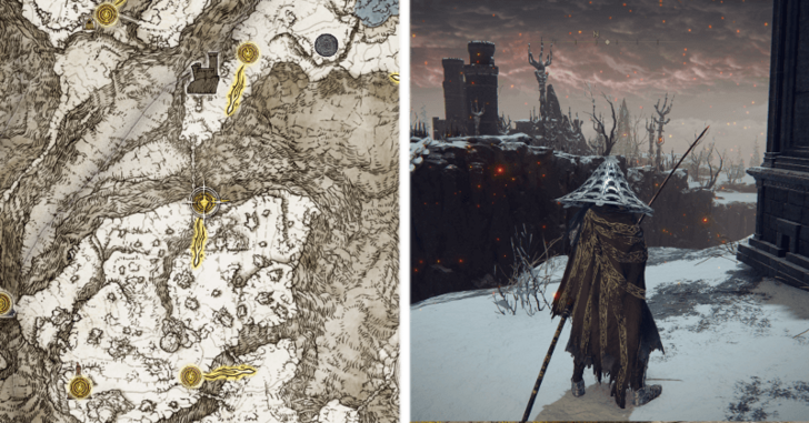 Elden Ring - Mountaintops of the Giants, East Map Fragment Location