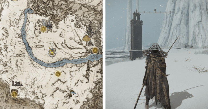 Elden Ring - Consecrated Snowfields Map Fragment Location