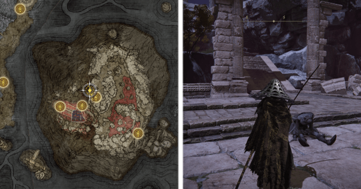 Elden Ring - Mohgwyn Palace Map Fragment Location