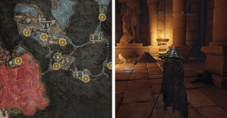 Elden Ring - Ainsel River Map Fragment Location