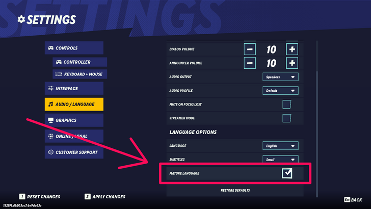 MultiVersus - Mature Language
