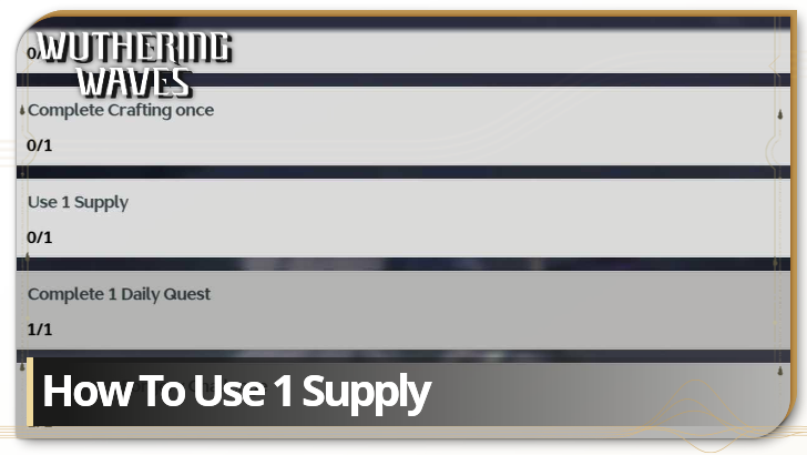 Wuthering Waves - How To Use 1 Supply