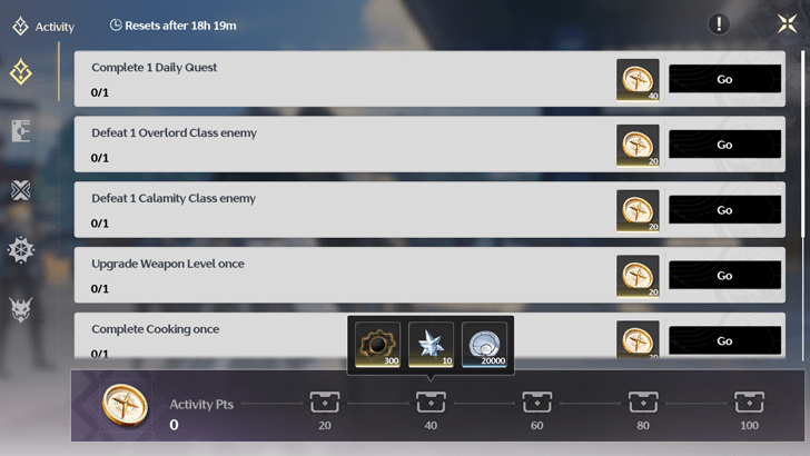 Wuthering Waves - Complete Daily Activities