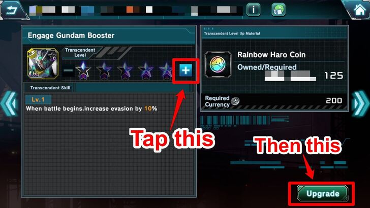 How to Transcend Step 3 - Gundam UCE