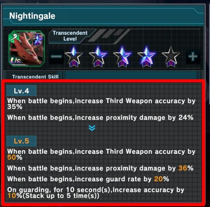 Transcendent Skill - Gundam UC Engage