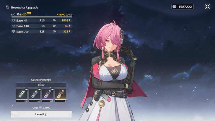 Wuthering Waves - Upgrade Characters